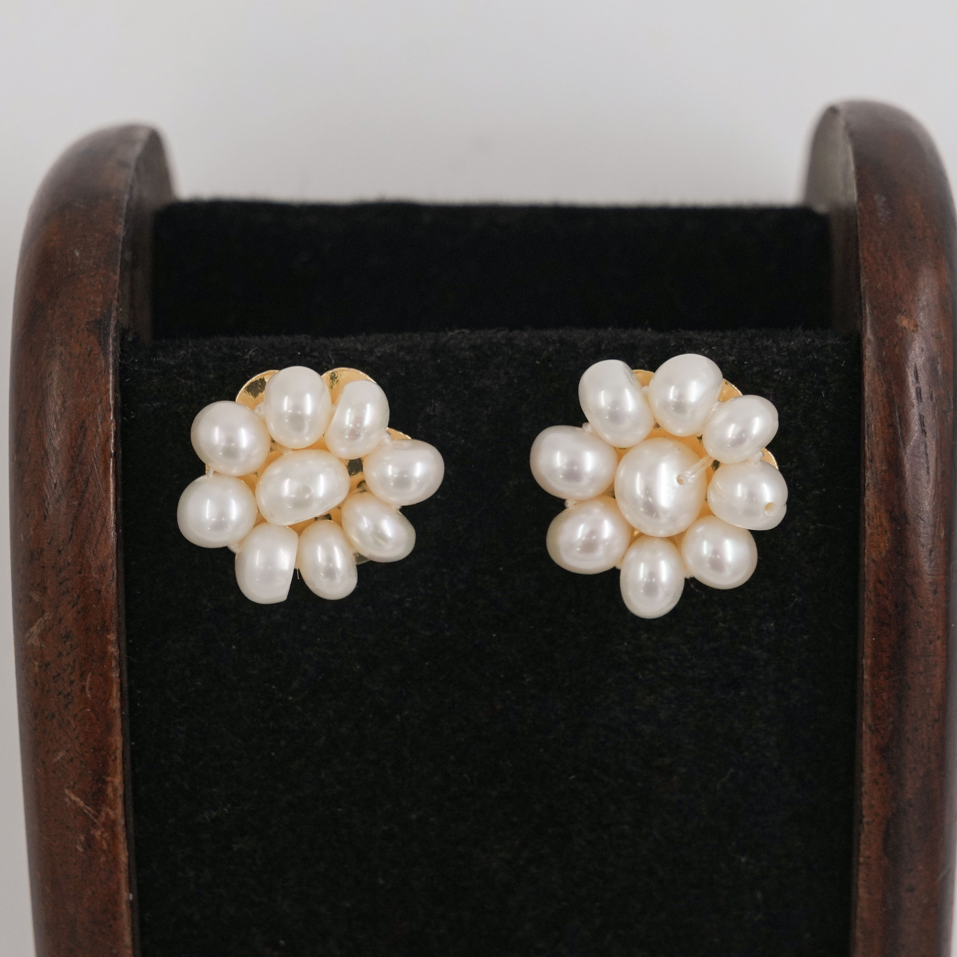 The Pearl Atelier by Kabra Pearls - Big Flat Round Studs